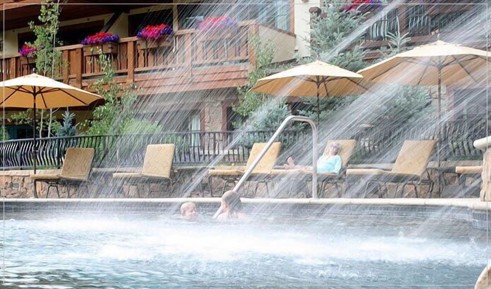 outdoor hot tub