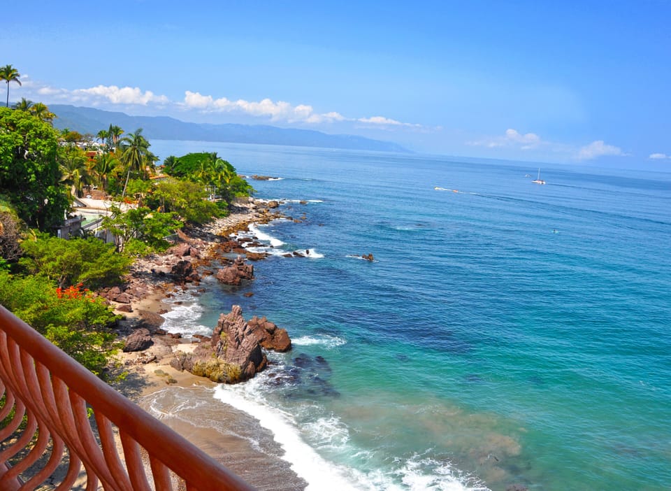 View out to Banderas Bay