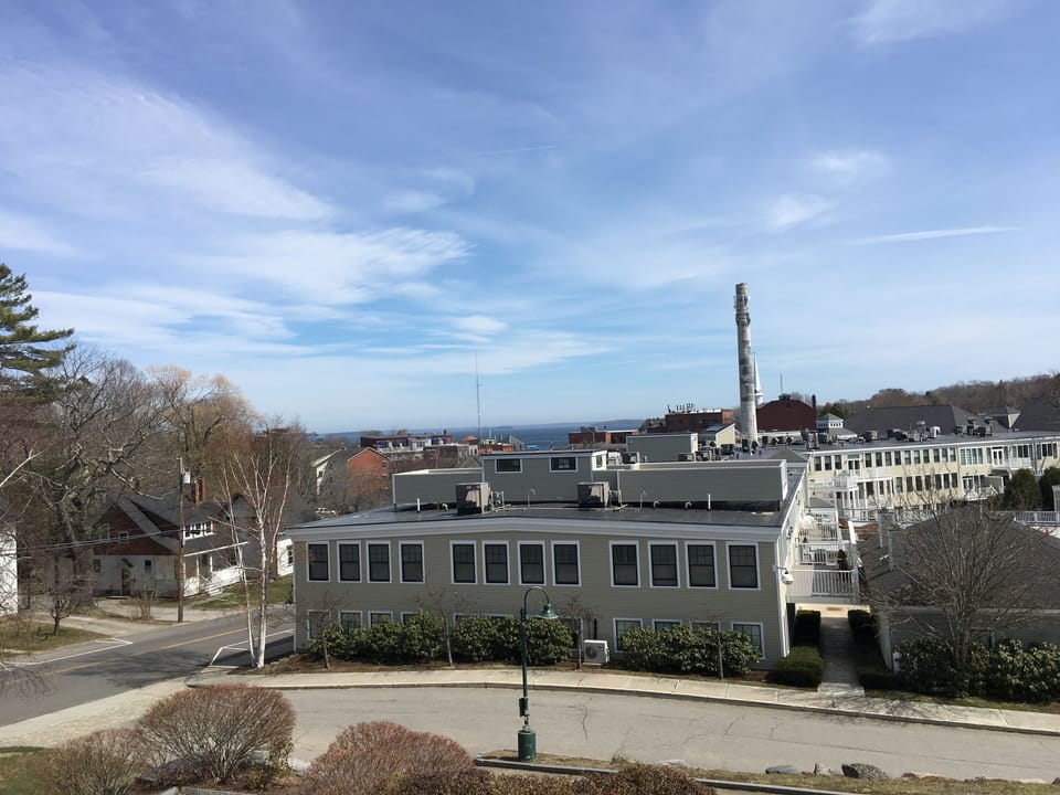 view from front deck