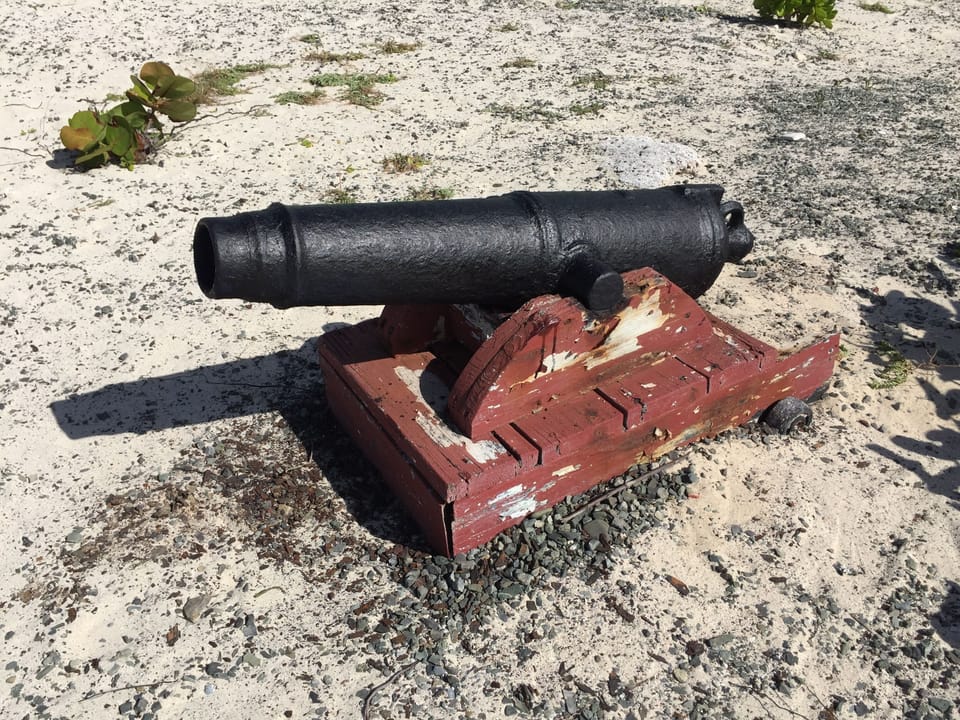 Spanish Cannon that belonged to former owner and actress Maureen O'Hara