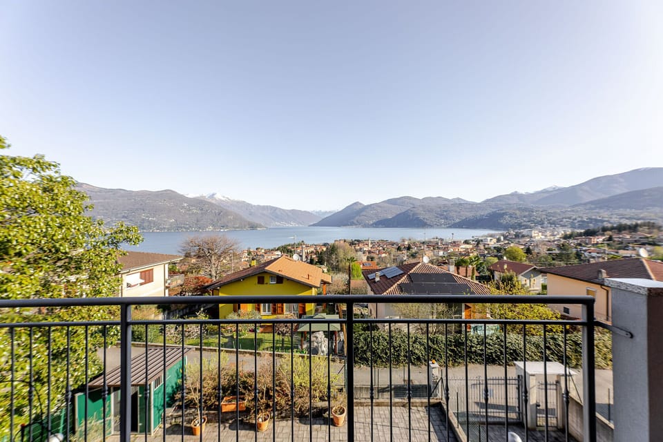 Lovely view of the lake from the terrace.