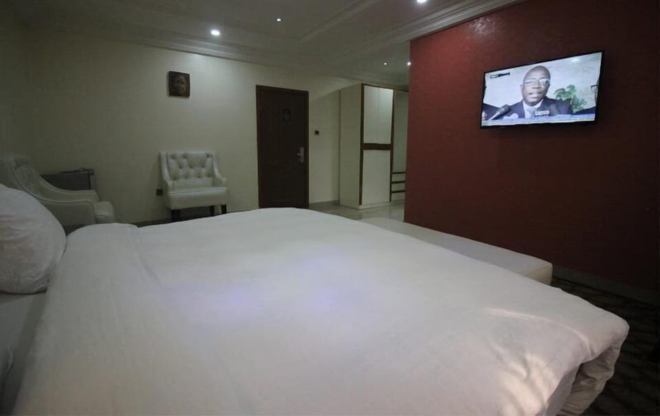 Individually decorated, individually furnished, desk, laptop workspace