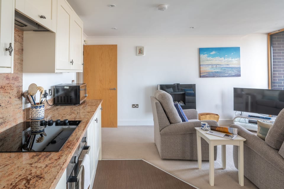 Open plan living area