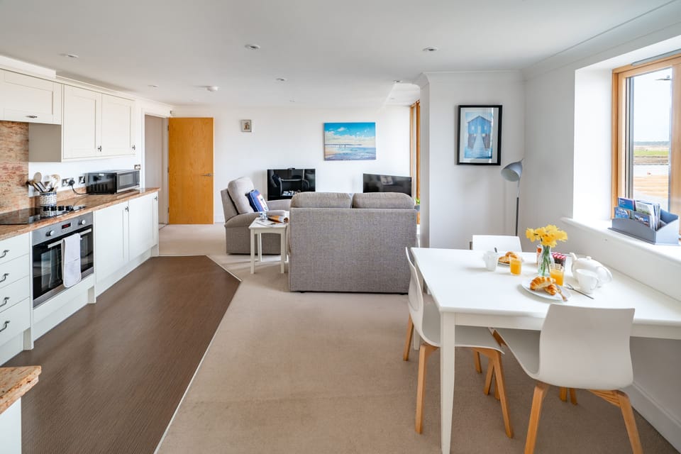 Open plan living area
