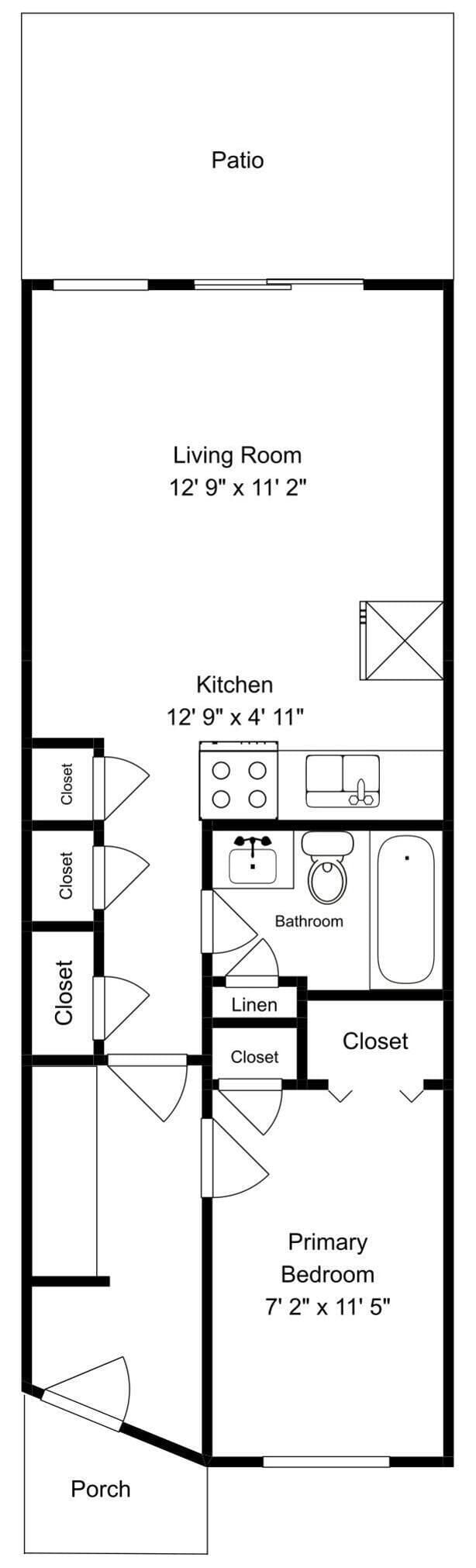 Beach Racquet A223 | Floor Plan