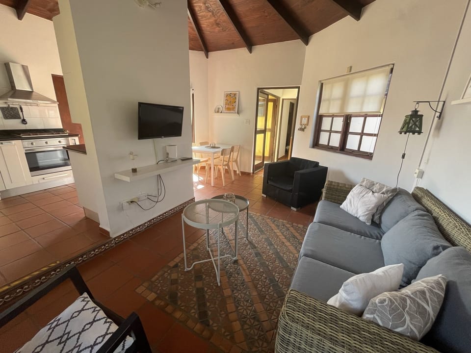 Living room with view to the entrance