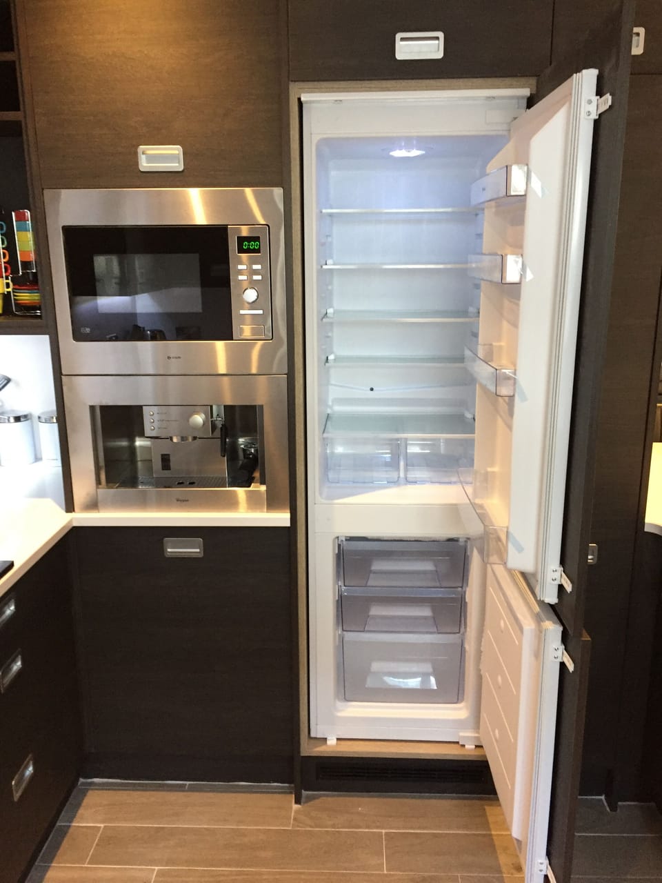 Microwave, coffee machine , fridge , freezer all brand new 