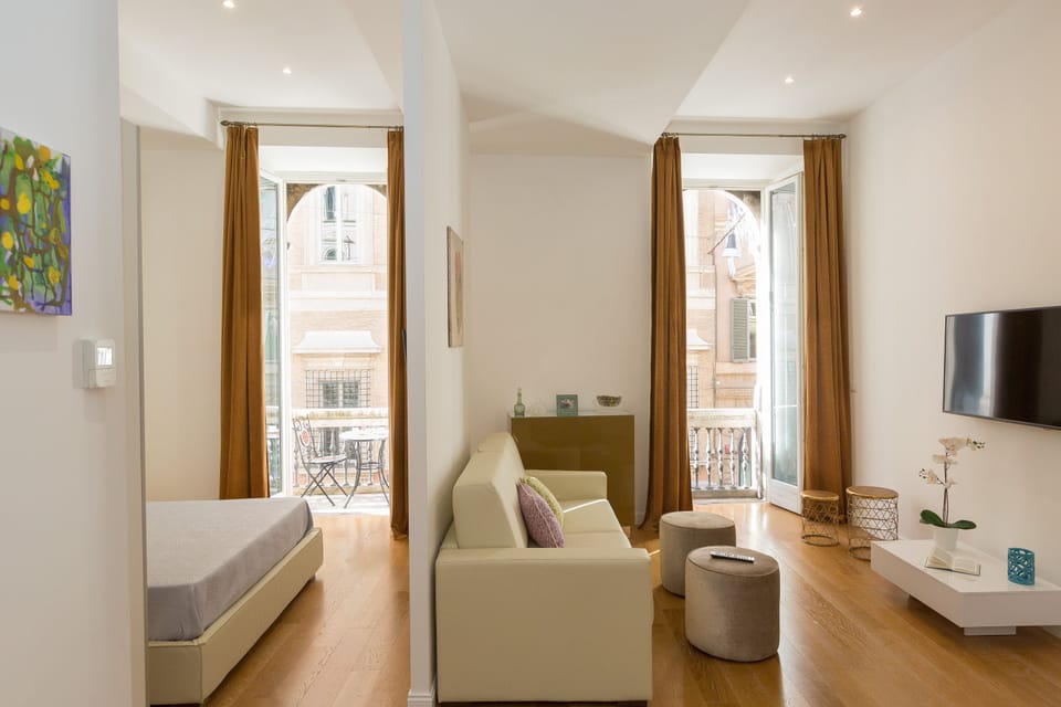 Lovely balconies that let sun and light to embrace the suite