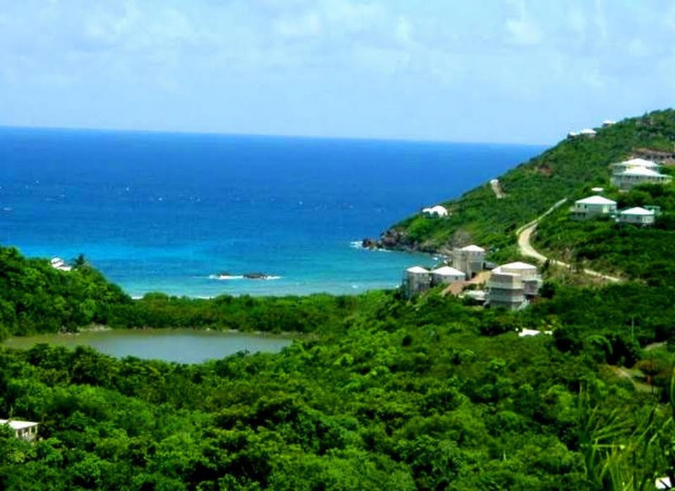 View of Hart Bay from the deck of Harts Delight