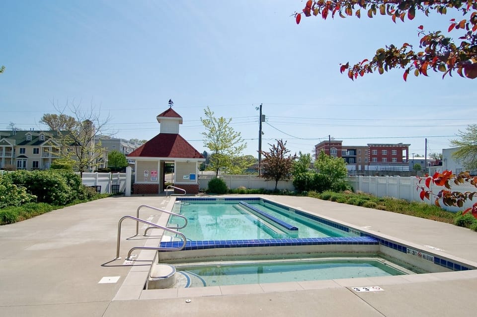 Summer fun in the pool and hot tub!