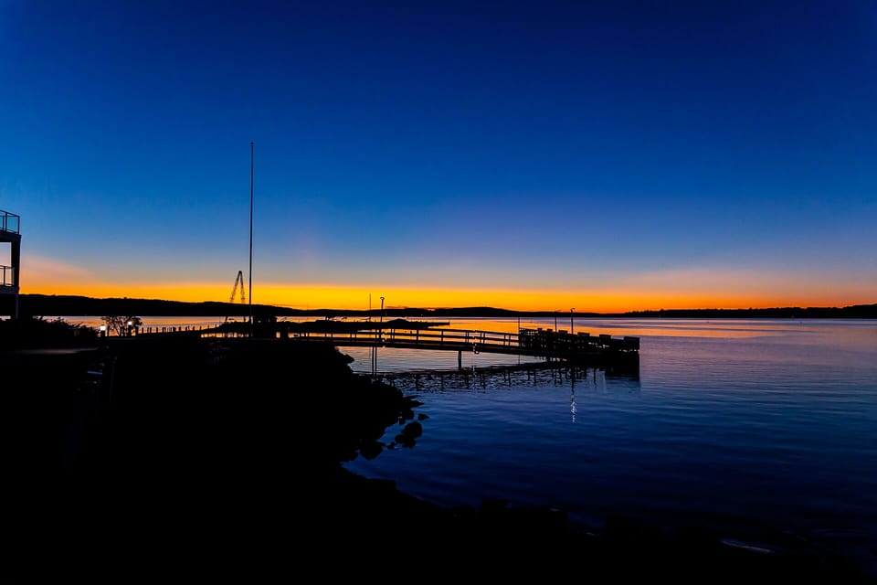 Lake Charlevoix at sunset....Breathe taking!