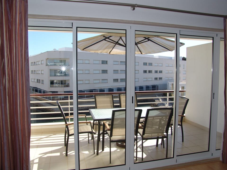 Sliding doors from lounge leading to terrace
