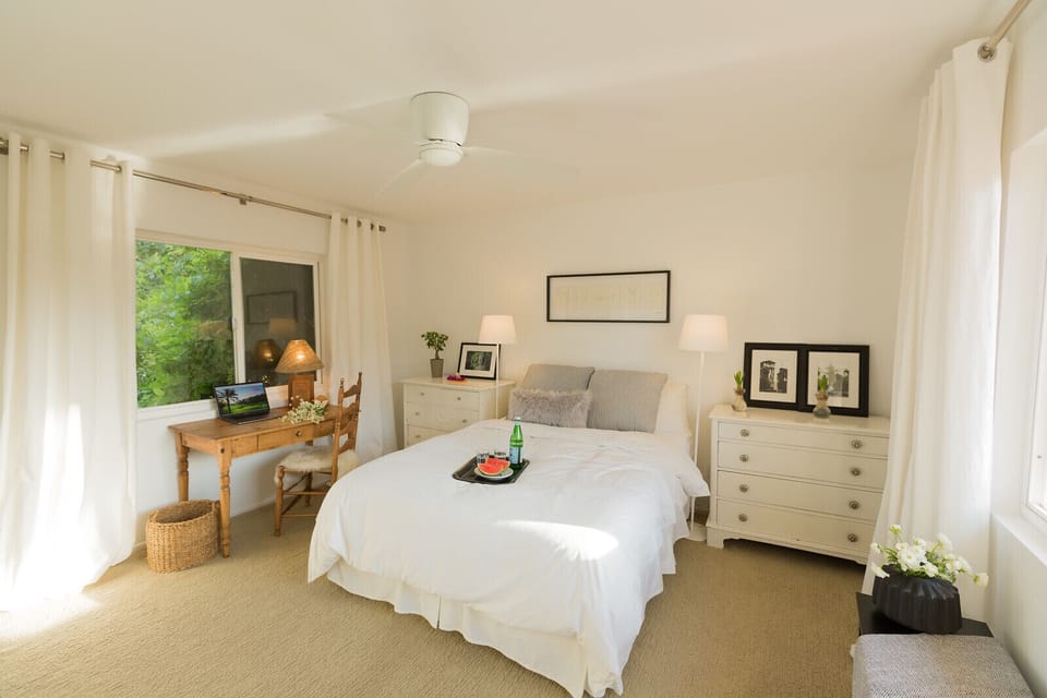 Beautiful, peaceful master bedroom