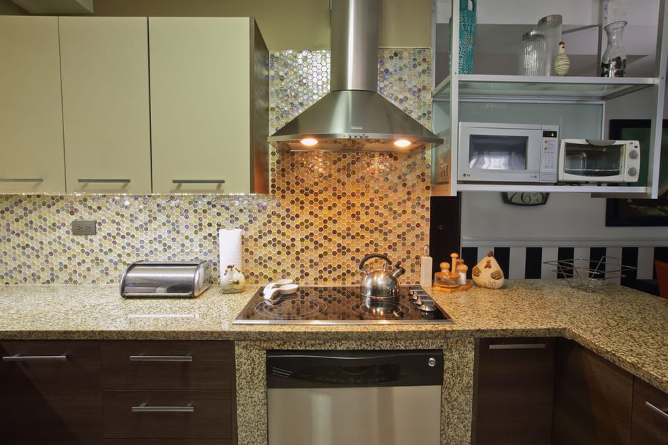 Kitchen with dishwasher for your convenience