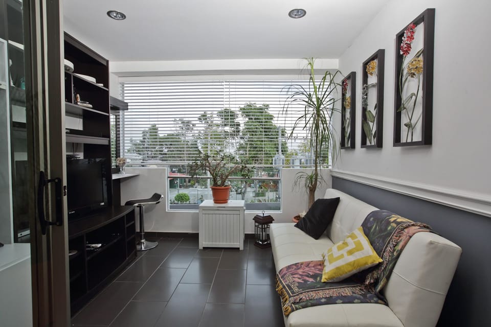 Terrace to spend some quality time with fresh air or enjoy a TV show