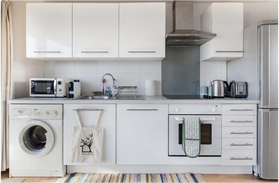 Fully equipped kitchen, washer dryer machine, oven, dishwasher, microwave etc.