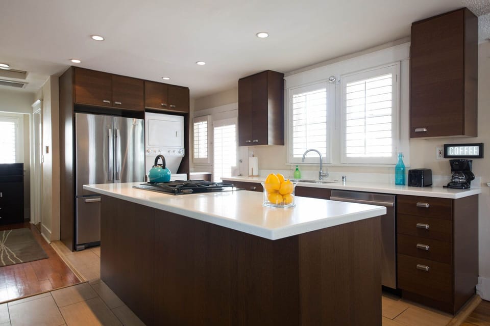 Prepare a gourmet meal from the local Farmer's Market in the remodeled kitchen!