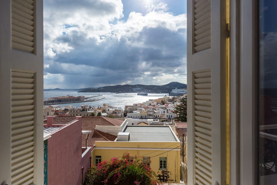 view from Yakinthos window 