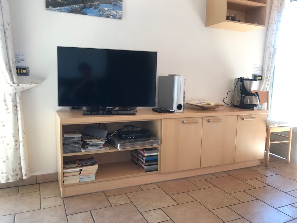 large TV, VIDEO, AUDIO systems.