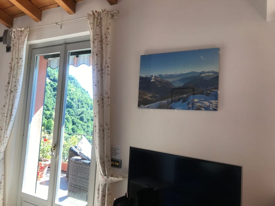 French windows leading to terrace