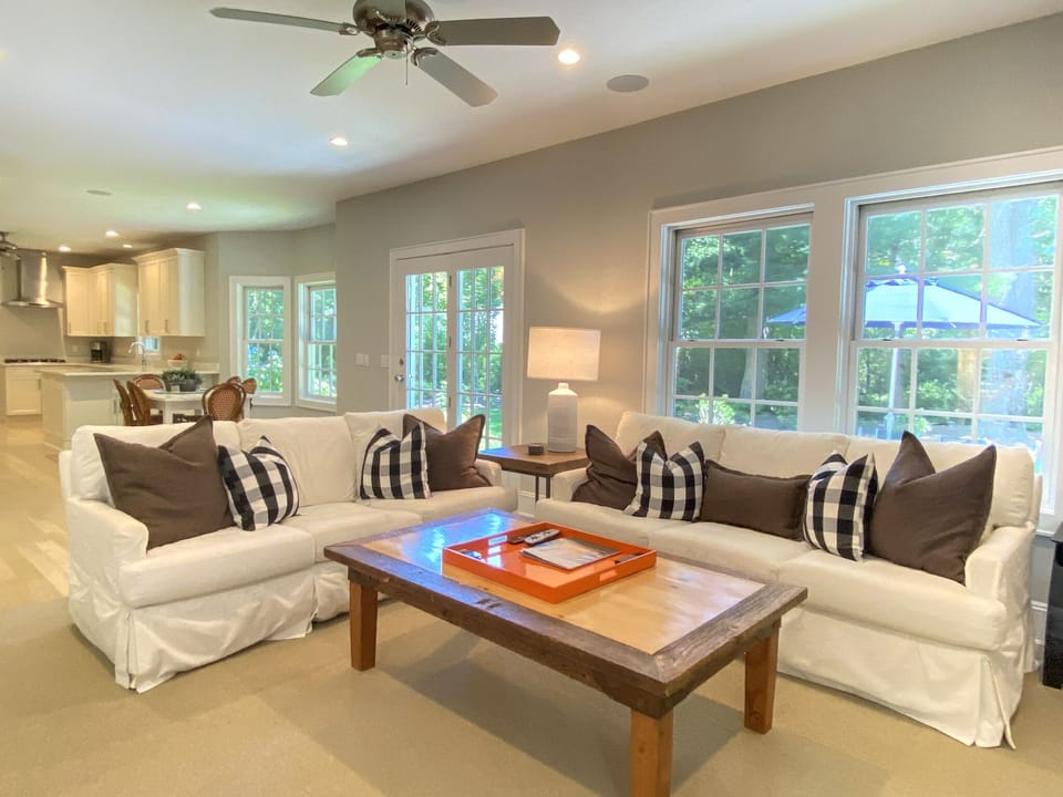 Very comfortable family room.