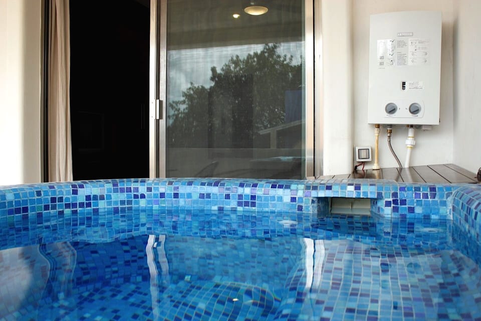 private balcony with hot-tub