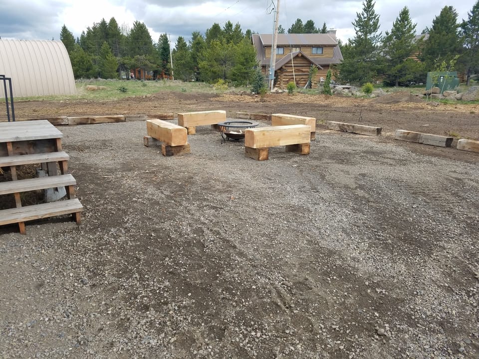 Fire pit area