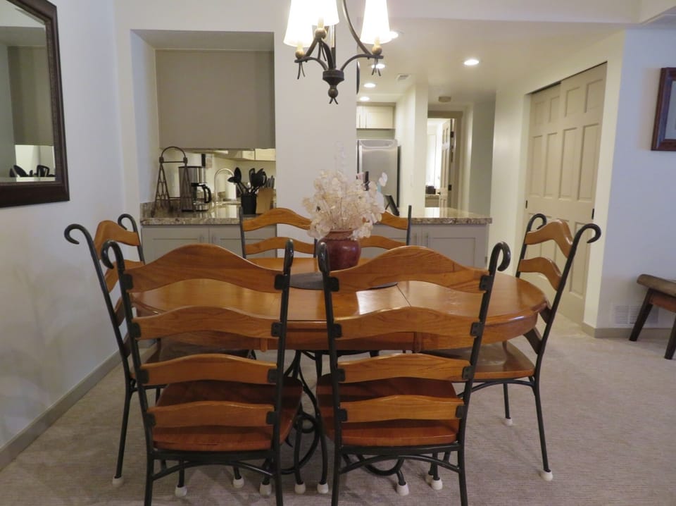 Dining - Seating for 6,  convenient large hall closet
