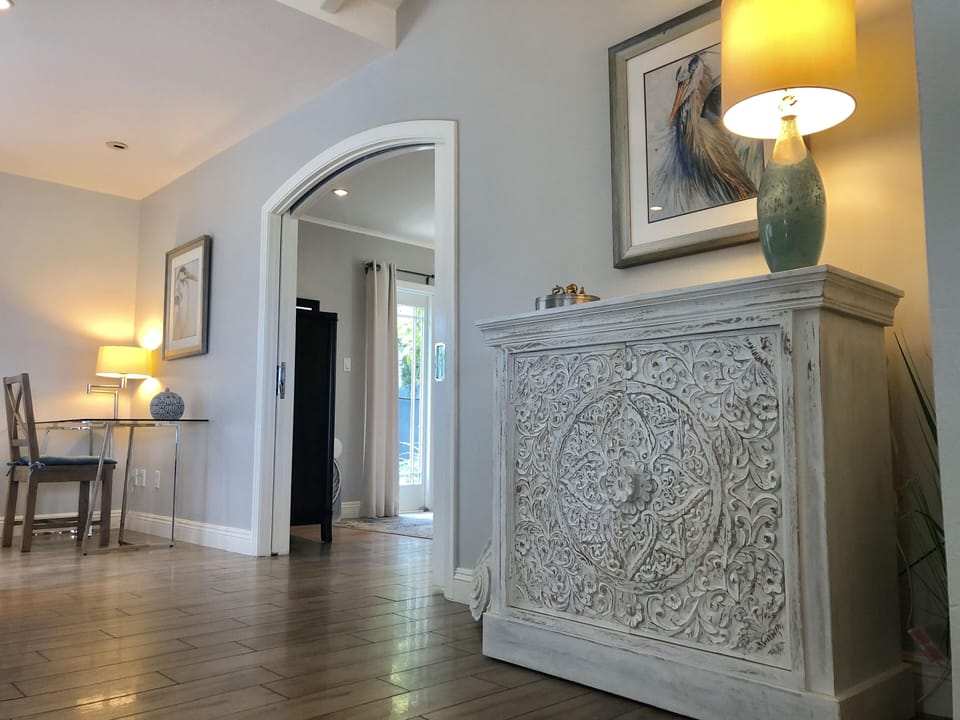 Desk space for work although we hope you wont need it on your relaxing vacation!