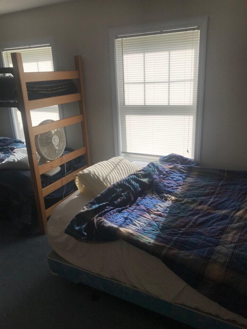 Full Bed in Bunk Room