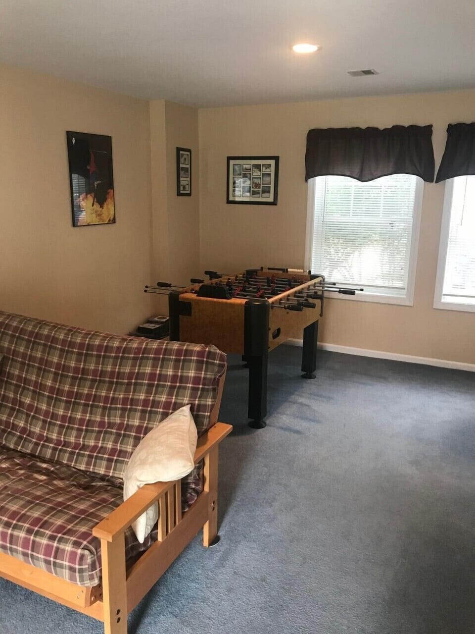 TV Room Foosball table