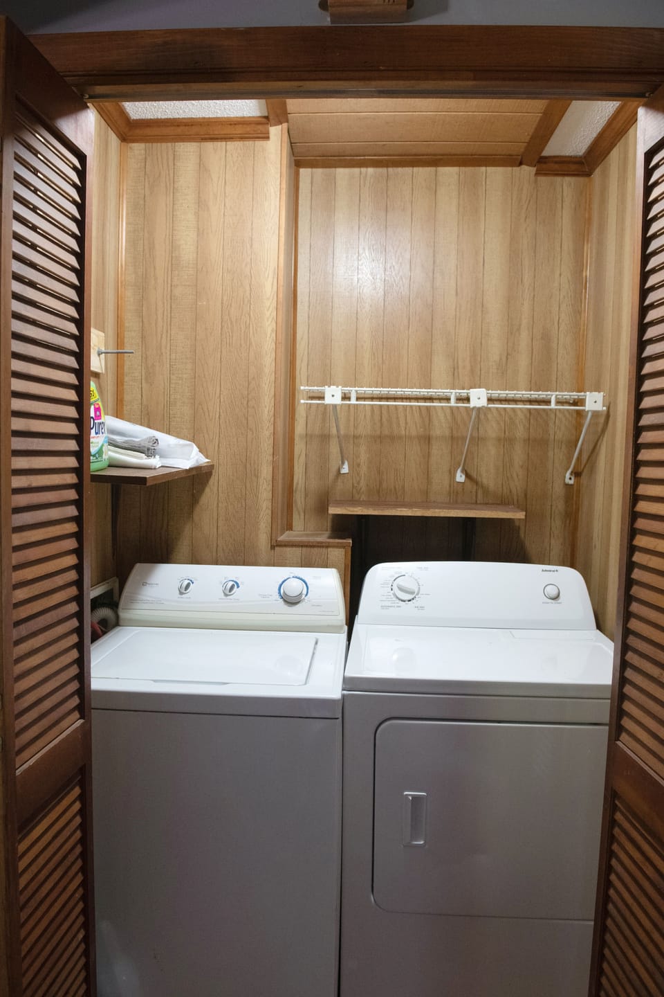 Washer and dryer...bring your detergent 