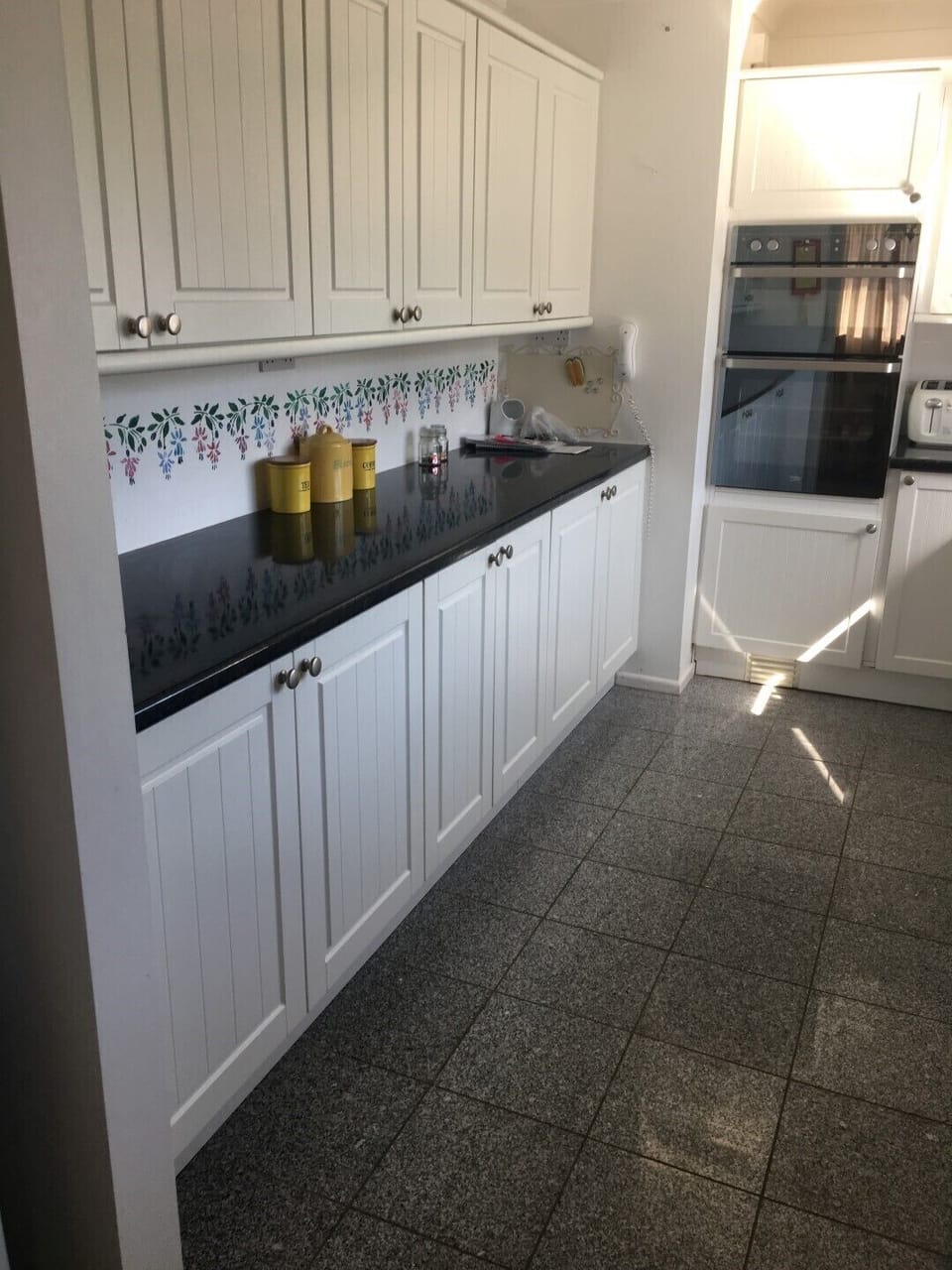 The kitchen.