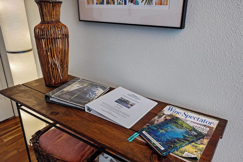 The area binder with suggestions for local activites.