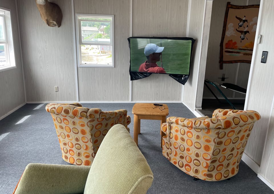 Bunkhouse TV area