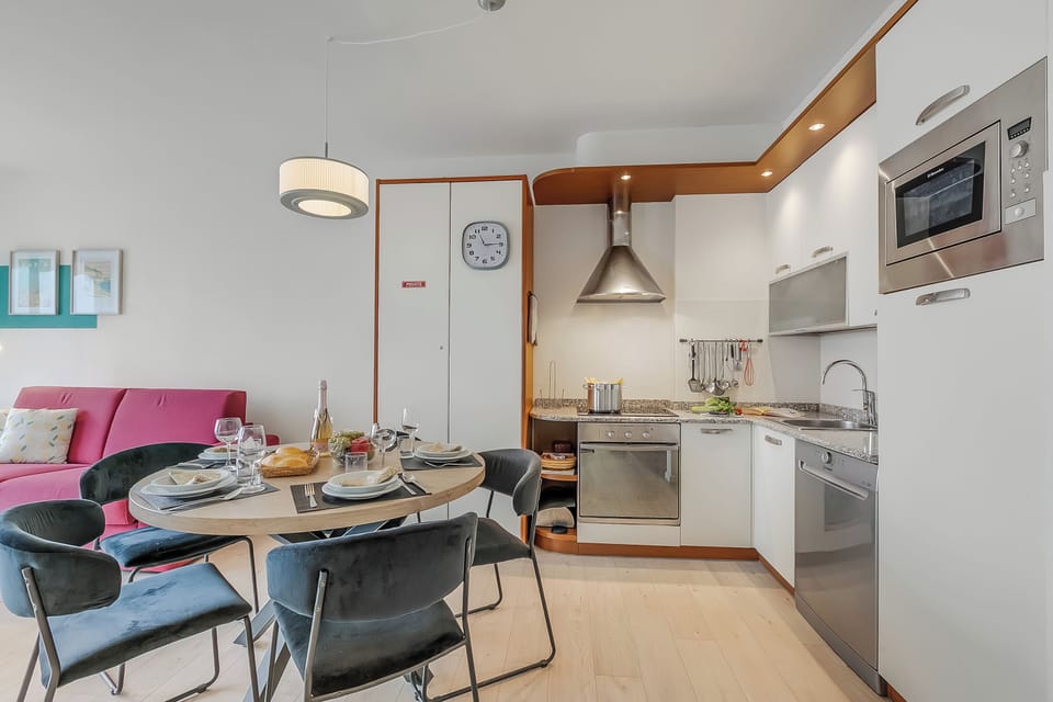 Kitchen and dining area