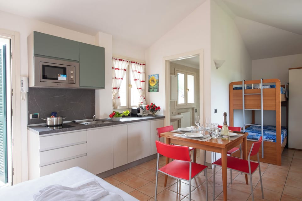 Kitchen and dining area