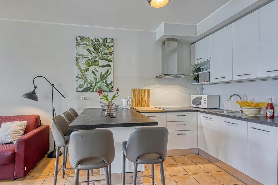 Kitchen and dining area
