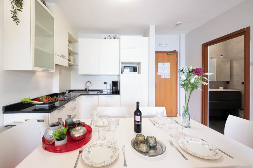 Kitchen and dining area
