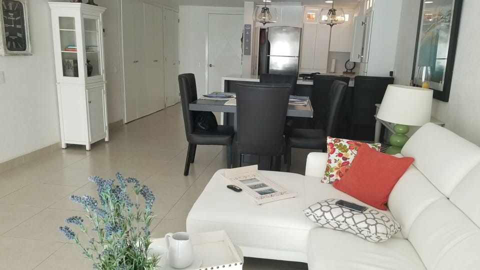 Living room and Kitchen 