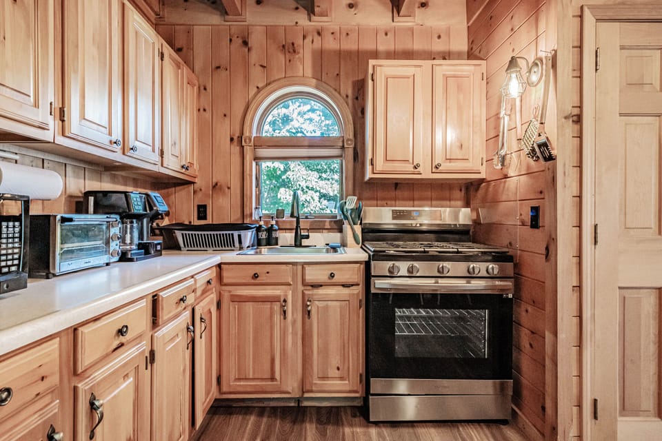 Fully stocked kitchen