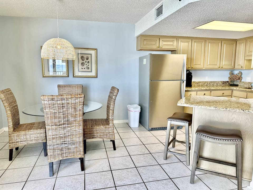 We have a Keurig AND a regular coffee maker for your to enjoy!