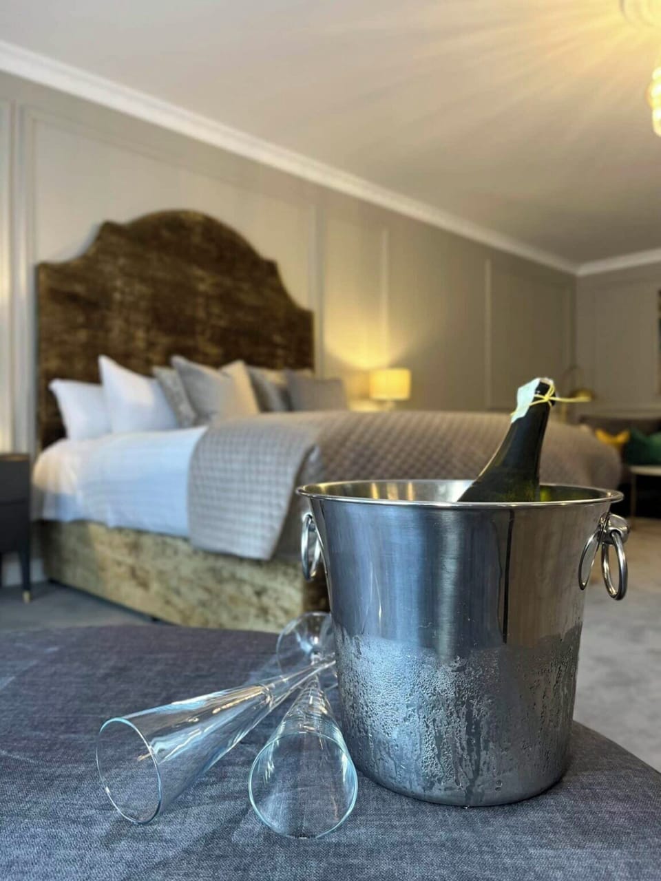 Hypo-allergenic bedding, in-room safe, desk, iron/ironing board