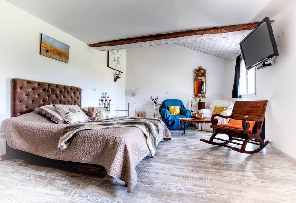 Coin chambre à l'étage