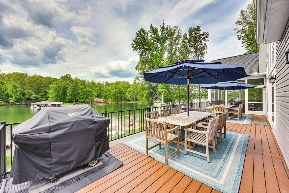 Deck | Lake Views | Gas Grill