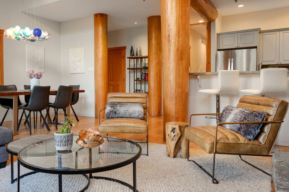 Relaxing chairs in the living space
