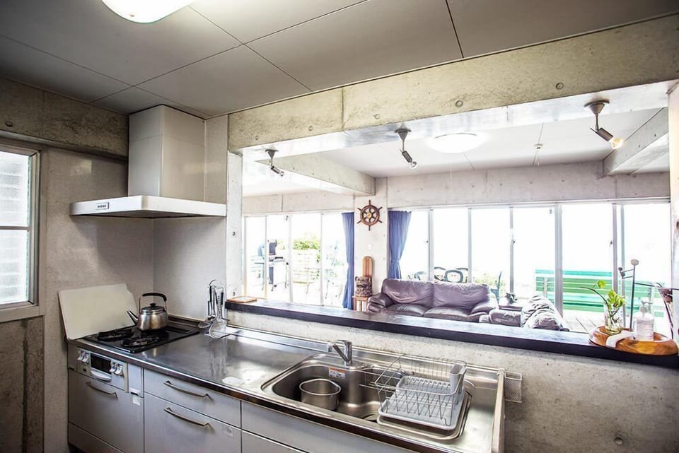 Private Vacation Home, Ocean View | Private kitchenette | Fridge, microwave, stovetop, electric kettle