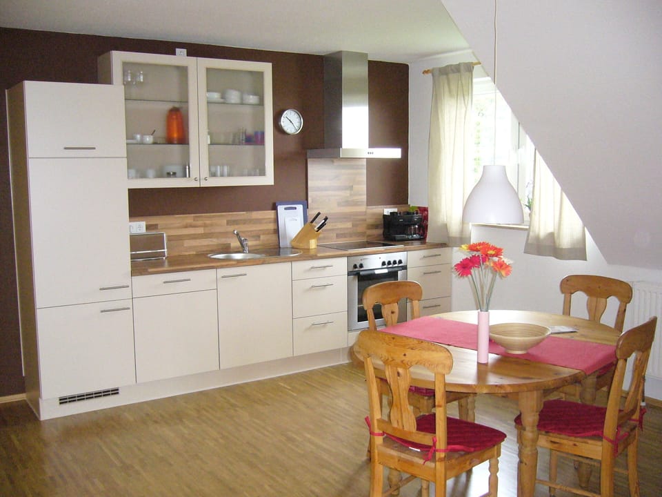 Apartment, 1 Bedroom, Balcony, Partial Lake View (On Top of Rate 79 Euro cleaning fee) | In-room dining