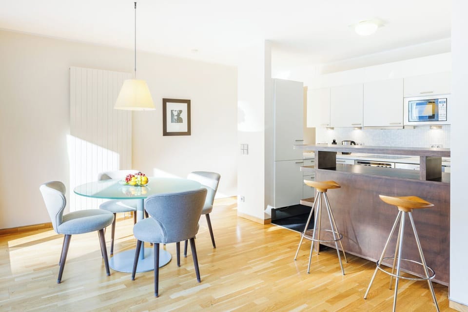 Superior Apartment, 1 Bedroom | Living area | Flat-screen TV