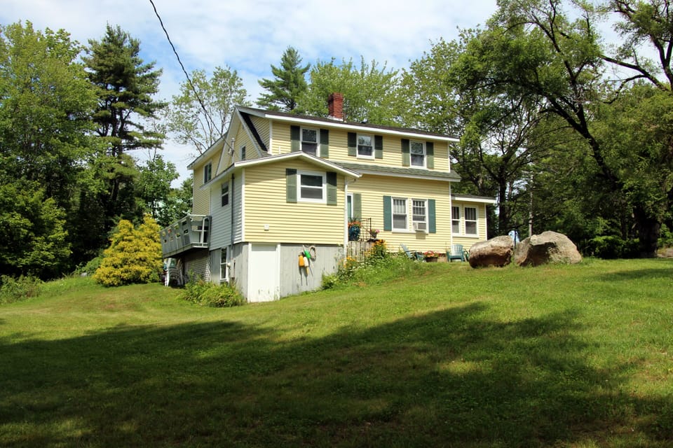 Side view of house and grounds